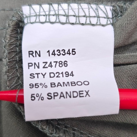 Piko 1988 Tunic Dress Womens Size Small Style# D2194 Green Bamboo Spandex - Picture 6 of 10